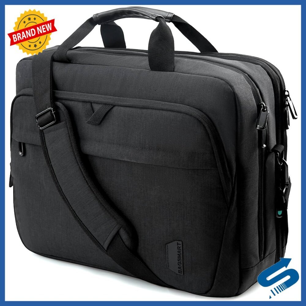Expandable Laptop Briefcase Professional Office Travel Bag Durable Water